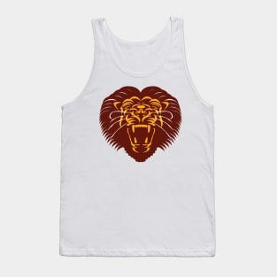 Abstract Lion Roar Tees Tank Top